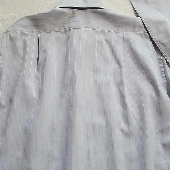 Men's Etienne Aigner Long Sleeve Shirt, Blue, Size 34/35, 15 1/2, Pre-Owned - Picture 12 of 12